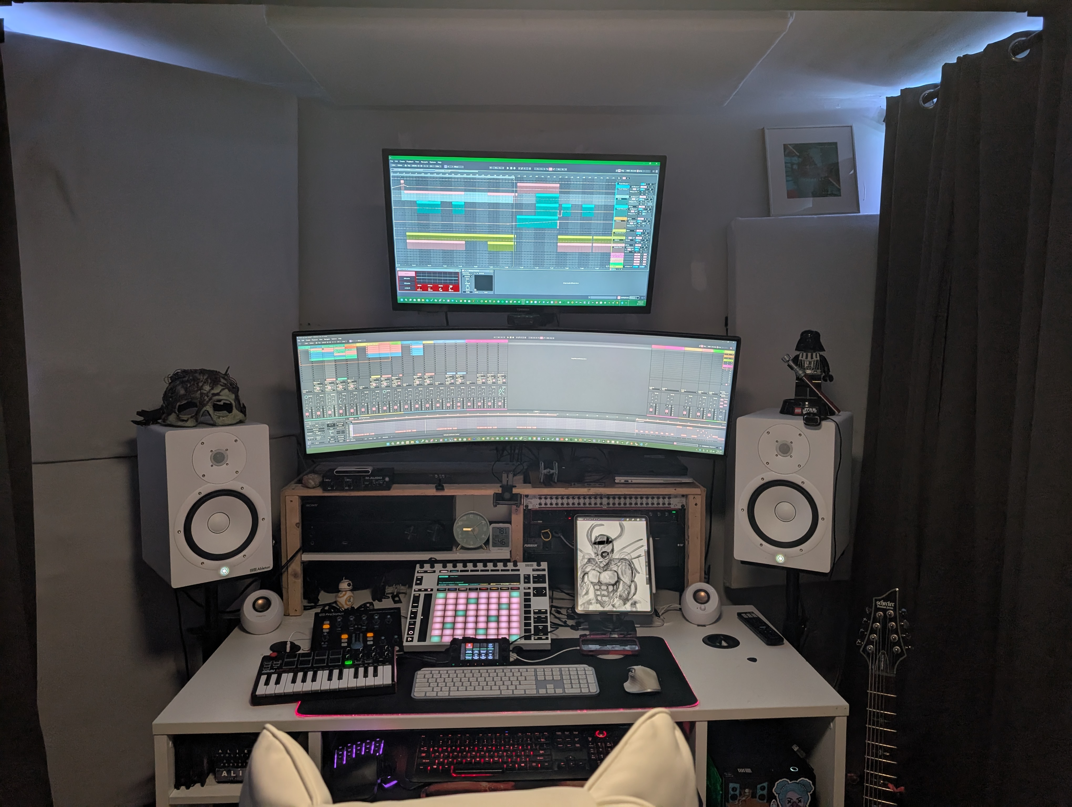 Stem separation and Ableton Live performance template build