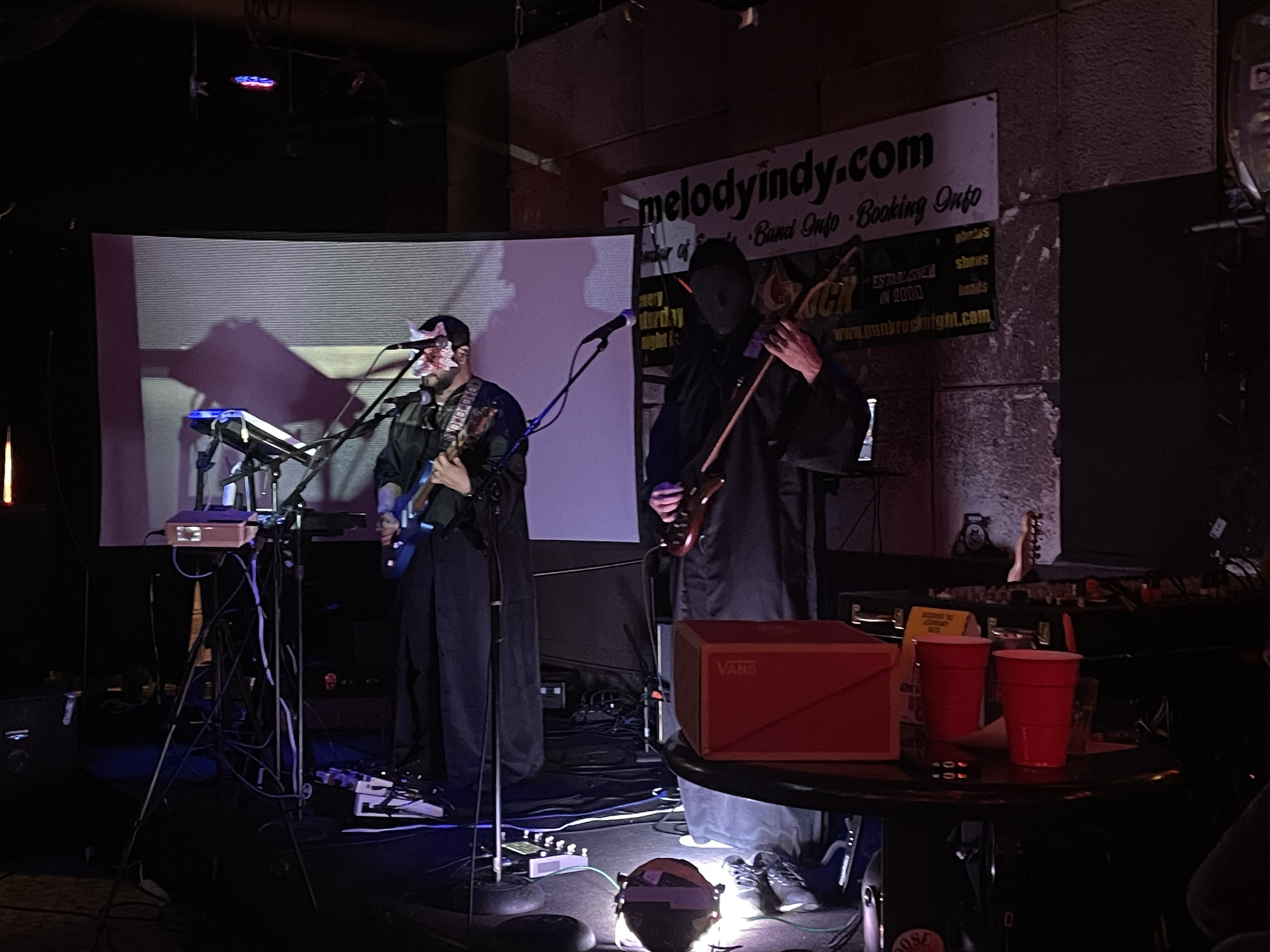 Vantablak live sound — Melody Inn