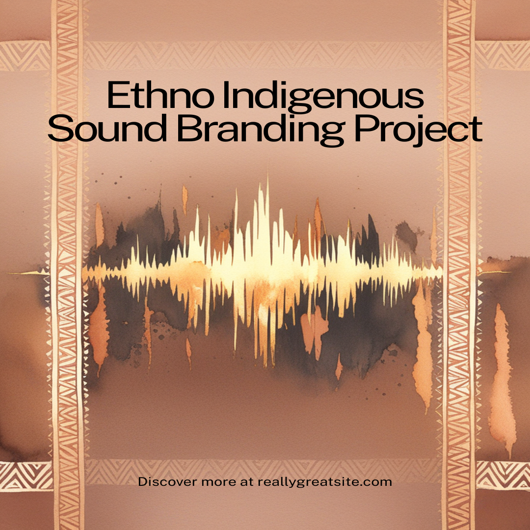 Sound logo and brand audio for ethno indigenous brand